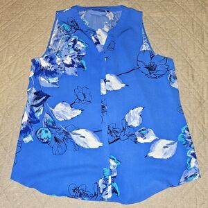 Apt 9 Size Large, Blue Sleeveless Dress Top